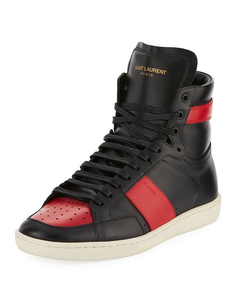 yves saint laurent essential dave boots men|neiman marcus saint laurent sneakers.